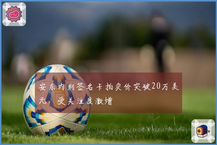 安东内利签名卡拍卖价突破20万美元，受关注度激增